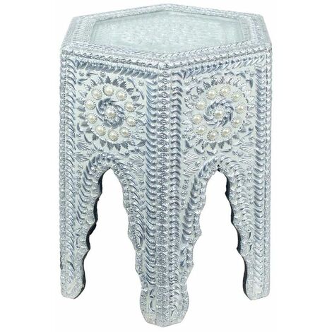 Table d'appoint à perles