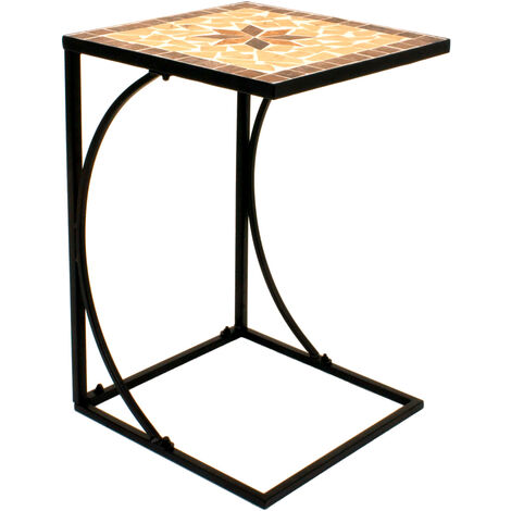 Table d'appoint AMARILLO angulaire - 35x35x53 cm