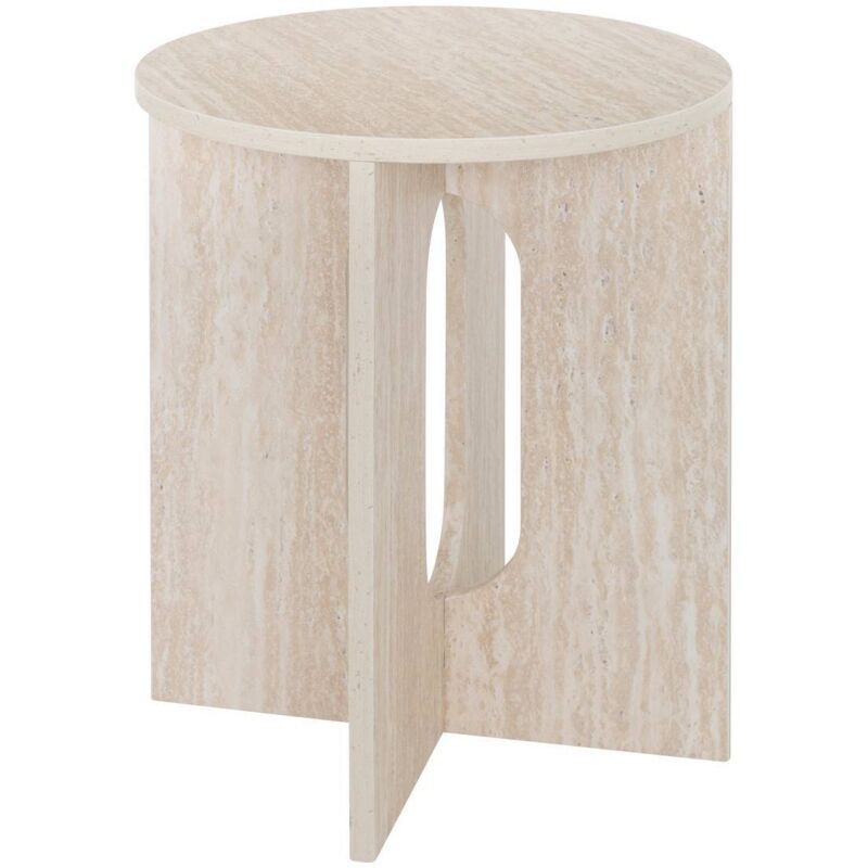 Table d'appoint Anaya beige 40x40x50cm - Atmosphera créateur d'intérieur