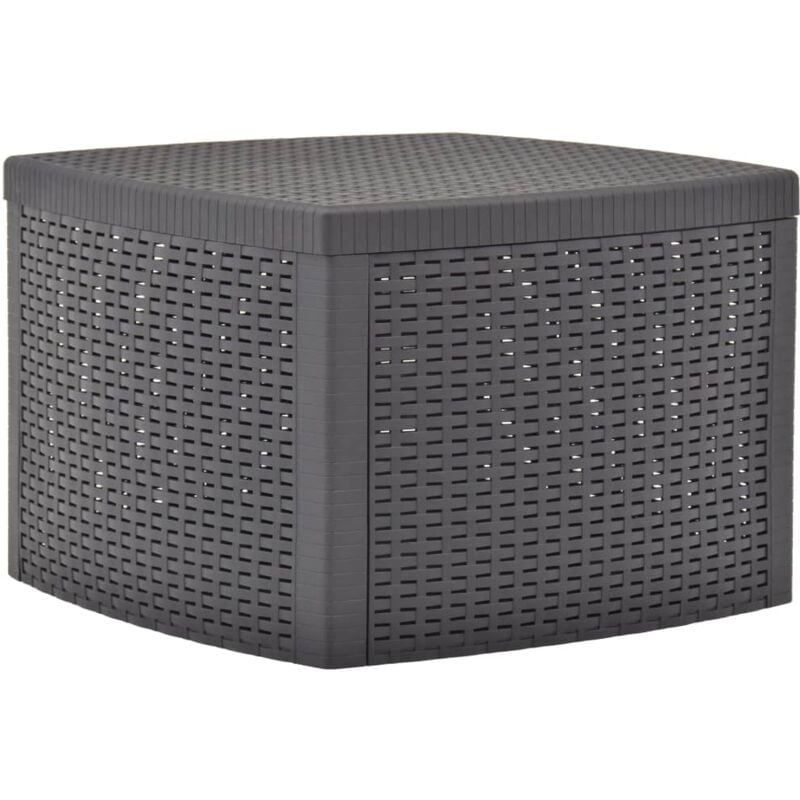 Vidaxl - Table d'appoint Mocha 54x54x36,5 cm Plastique