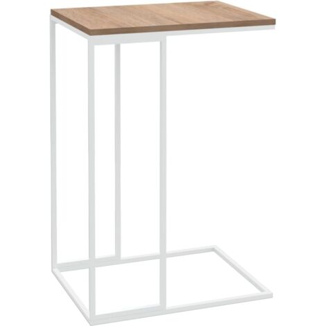 Table d'appoint Blanc 40x30x59