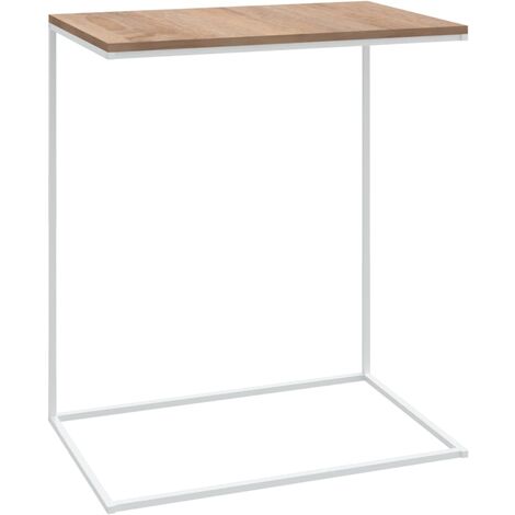 Table d'appoint Blanc 55x35x66
