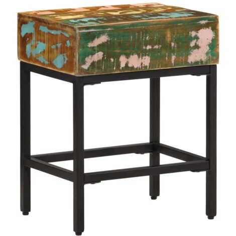 Table d'appoint Bout de canapé  Table basse 40x30x51 cm Bois massif de récupération 38138