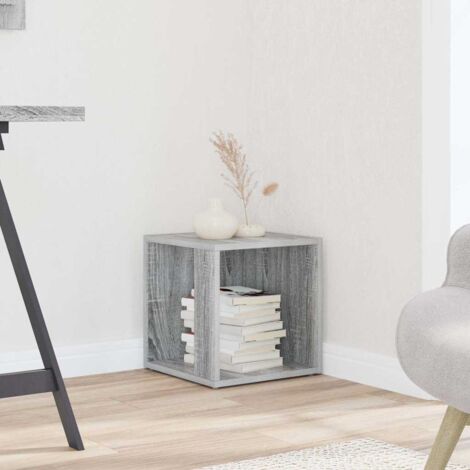 Table d'appoint  Bout de canapé  Table Basse Sonoma gris 33x33x34,5 cm Bois d'ingénierie NXETH912351