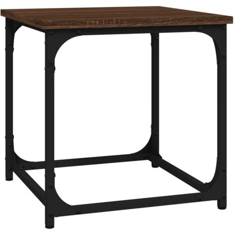 Table d'appoint Chêne marron 40x40x40 Bois d'ingénierie