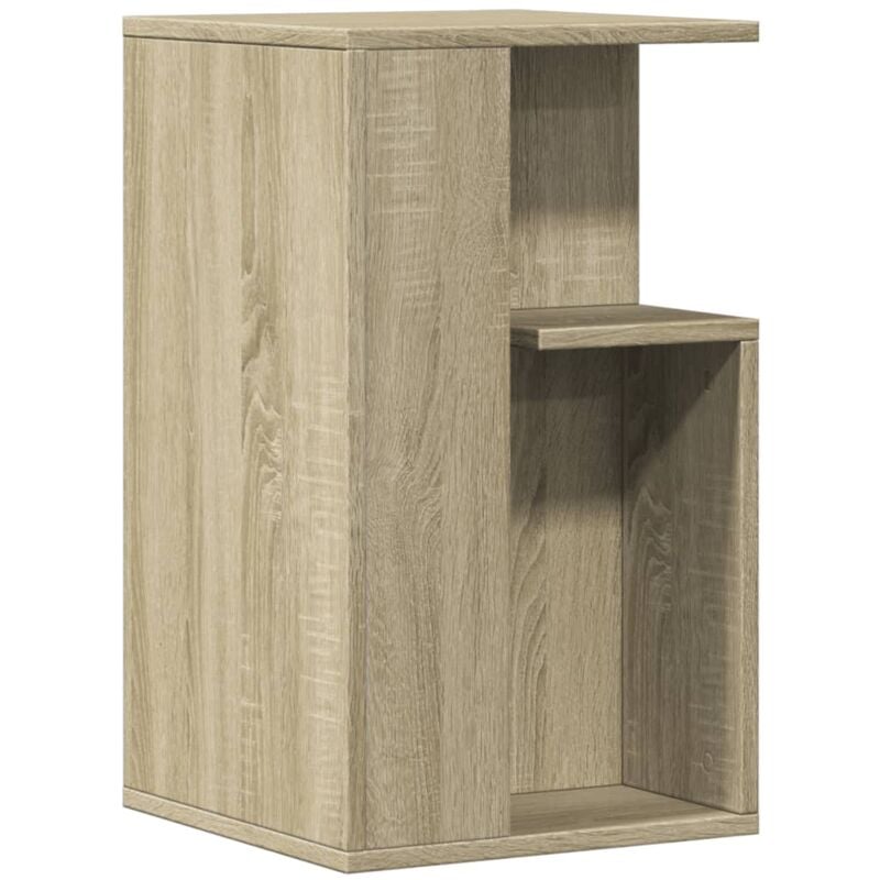 Table d'appoint chêne sonoma 35x35x60 cm bois d'ingénierie Vidaxl