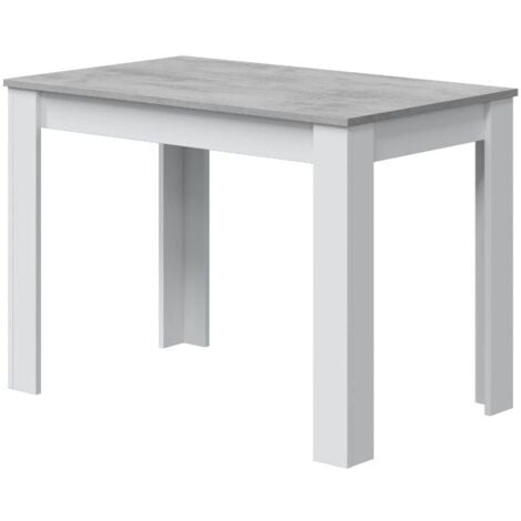 Table de jardin en métal Tanna grise anthracite 200 x 100 cm