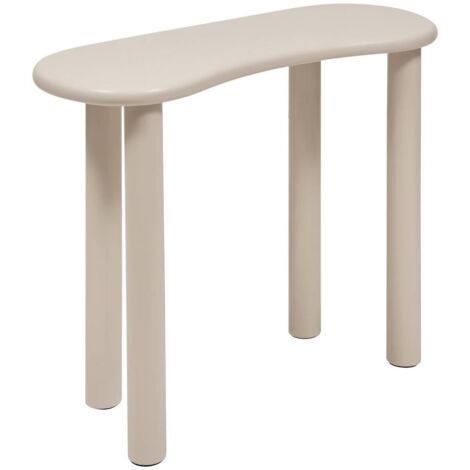 Table d'appoint console coloris ivoire - Longueur 100 x largeur 40 x Hauteur 80 cm