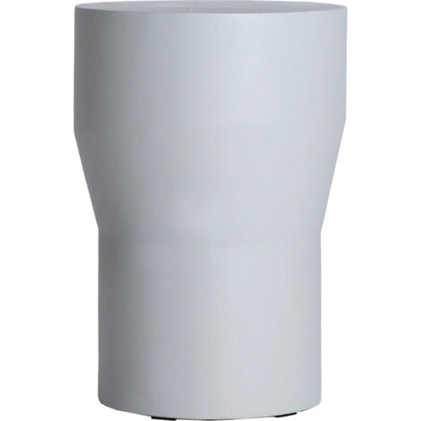 Table d'appoint contemporaine en béton gris pour salon moderne - Béton gris clair contemporain