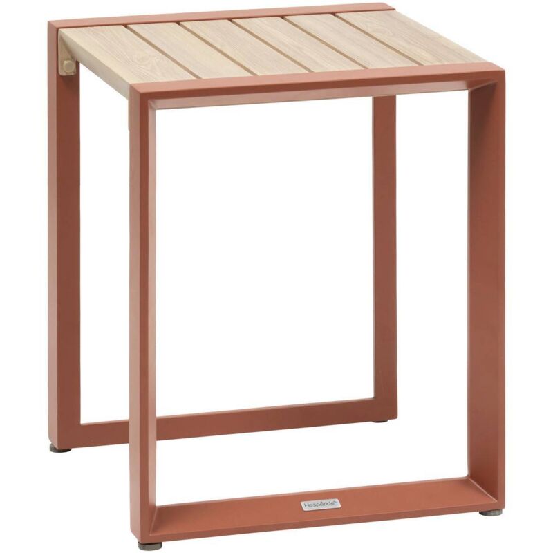 Table d'appoint de jardin Allure 44x44x55cm acajou - Hespéride Table d'appoint de jardin Allure 44x44x55cm acajou - Hespéride