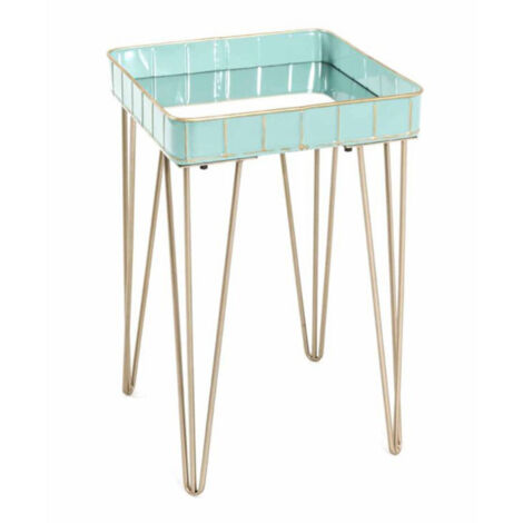 Table d'Appoint Déco "Andrés" 56cm Turquoise