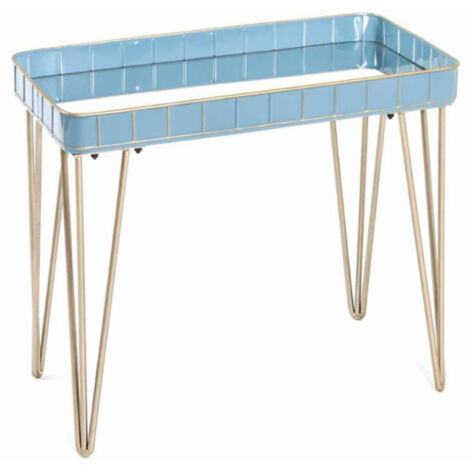 Table d'Appoint Déco "Andrés" 60cm Bleu