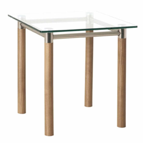 Table d'Appoint Déco "Pablo" 43cm Transparent