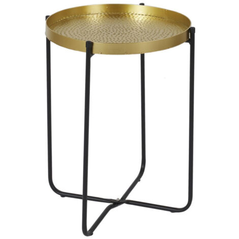 Table d'Appoint Design "Alia" 35cm Or