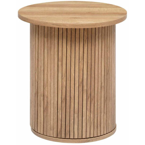 Table d'Appoint Design "Colva" 50cm Beige