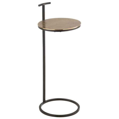 Table d'Appoint Design en Métal "Toni" 65cm Or