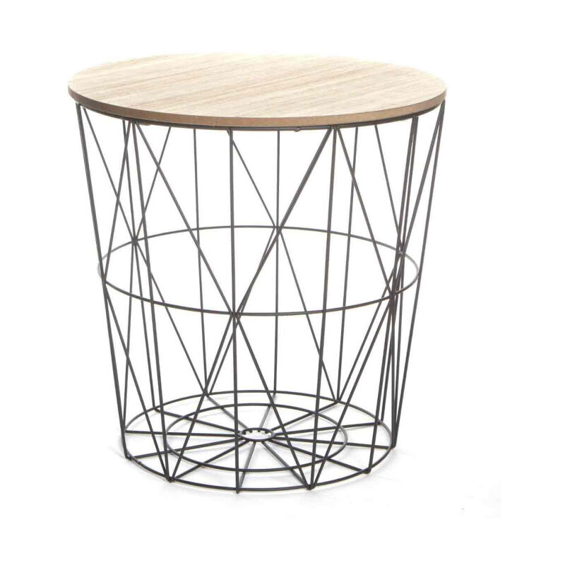 Atmosphera - Table d'Appoint Design 'Kumi' 41cm Noir Atmosphera - Table d'Appoint Design 'Kumi' 41cm Noir