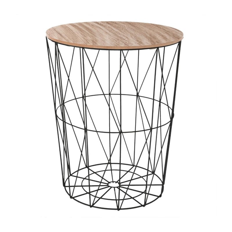 Table d'Appoint Design 'Kumi' 57cm Noir