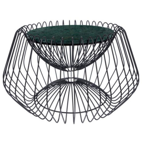 Table d'Appoint Design "Malibu" 60cm Vert