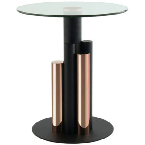 Table d'Appoint Design "Paula" 50cm Rose