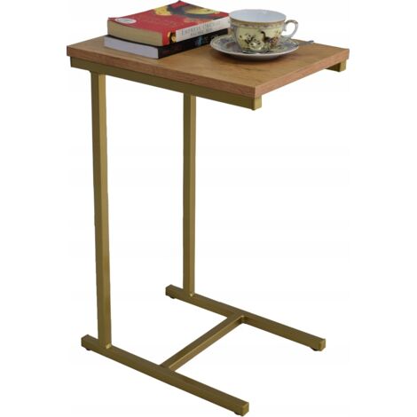 Table d'appoint ECO en profils Lancelot en chêne doré