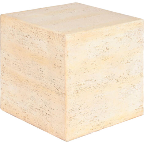 Table d'appoint effet marbre beige élégance et finesse - Effet marbre beige lumineux