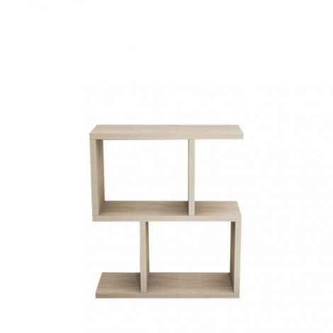 Table d'appoint effet travertin - Beige - Zed