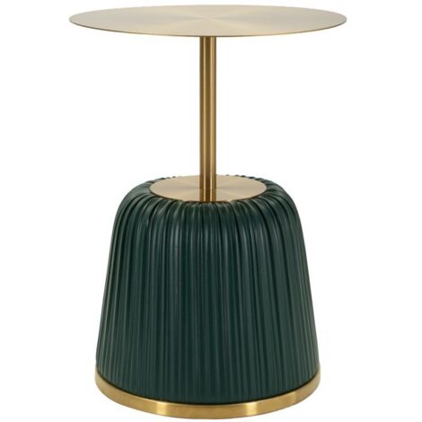 Table d'appoint Egle verte, Ø 40 x 55 cm