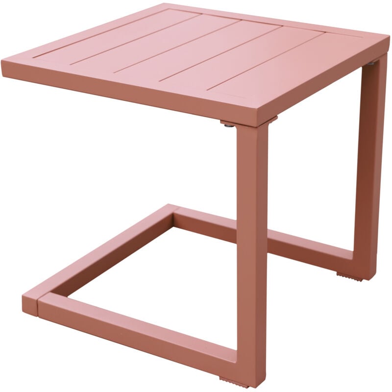 Happy Garden - Table d'appoint barbados en aluminium terracotta