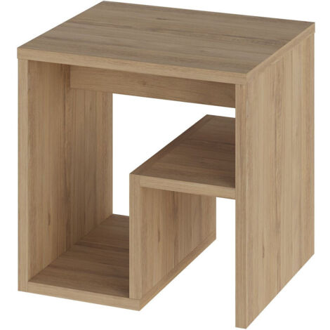 table d'appoint en bois "Bon" 40 x 35 x 40 cm - Chêne saphir