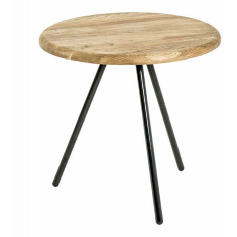 Table d'Appoint en Bois "Camille" 40cm Naturel