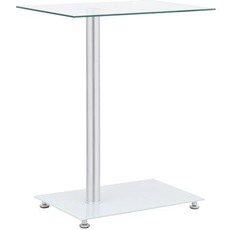Table d'appoint en forme U Transparent 45x30x58 cm Verre trempé vidaXL - Transparent