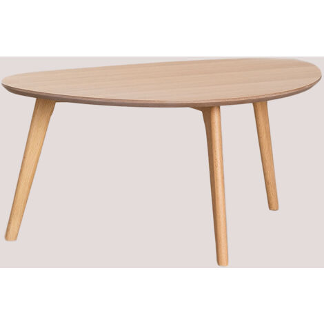 Table d'appoint en MDF et bois de chêne Yavik SKLUM