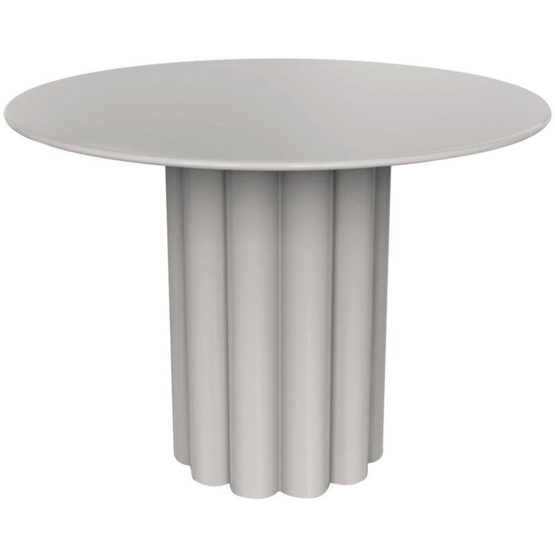 Table d'appoint en métal - Blanc gris - wodoli