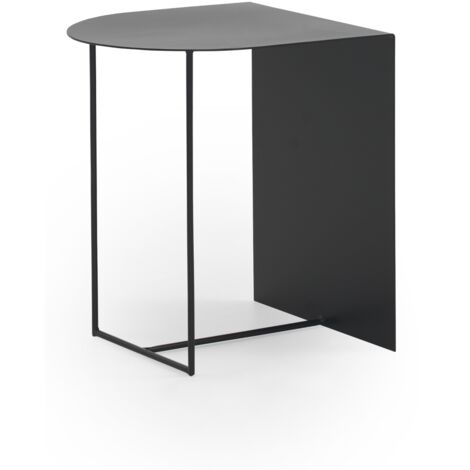 Table d'appoint en métal noir