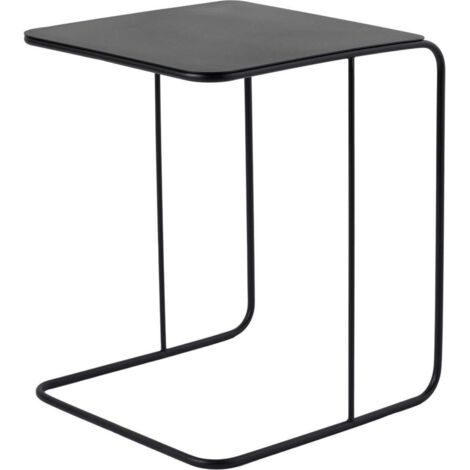 table d'appoint en métal "Poet" 47 x 46 x 57 cm - Noir