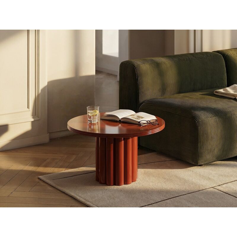 Table d'appoint en métal - Terracotta - SEMALIA Table d'appoint en métal - Terracotta - SEMALIA