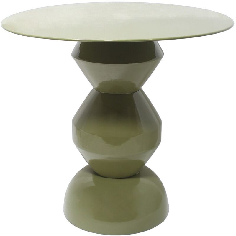 Table d'appoint en métal - Kaki - SUPITA Table d'appoint en métal - Kaki - SUPITA