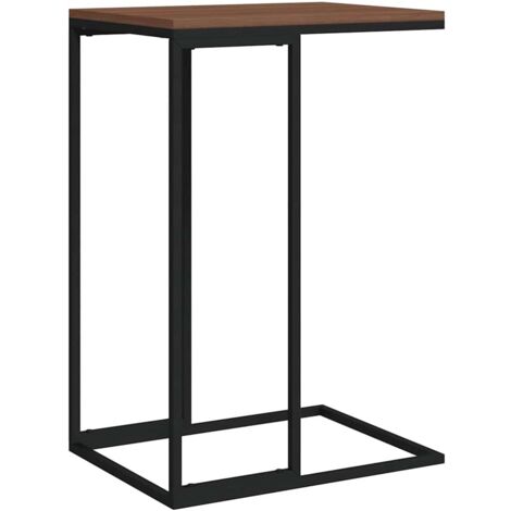 Table d'appoint et bout de canapé - Table Café Noir 40x30x59 cm Bois d'ingénierie BV277096 - BonneVie