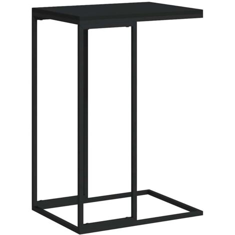 Table d'appoint et bout de canapé - Table Café Noir 40x30x59 cm Bois d'ingénierie BV362574 - BonneVie