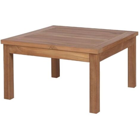 Table d'appoint extérieur en teck massif carrée 70cm - 70x70x40 cm - Kayu Meuble