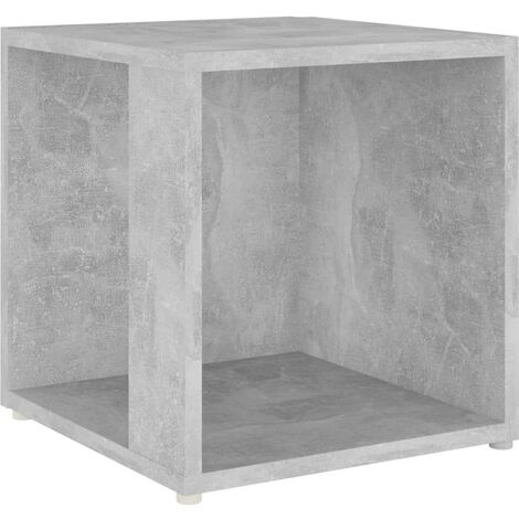 Table d'appoint Gris béton 33x33x34,5