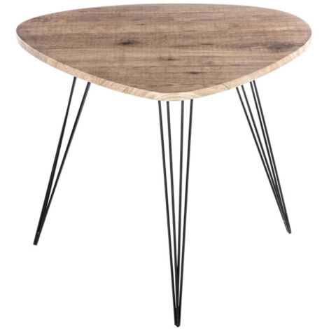 Table d'Appoint Industriel Neile 69cm Naturel