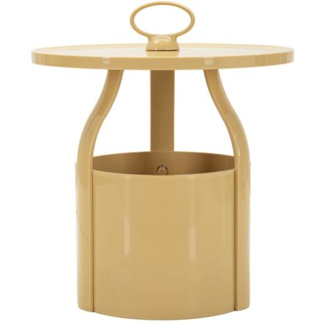 Table d'appoint Iris Crème Cm Ø 44X43