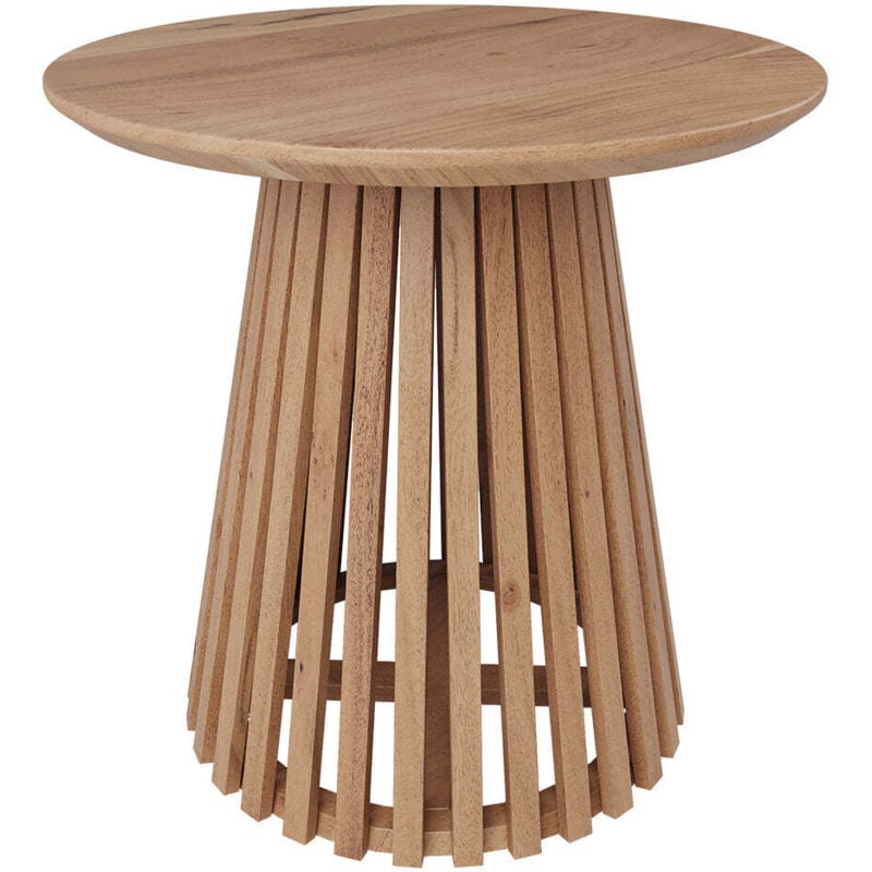 Rendez-vous Déco - Table d'appoint ronde bois clair en bois d'acacia D50 cm - képès