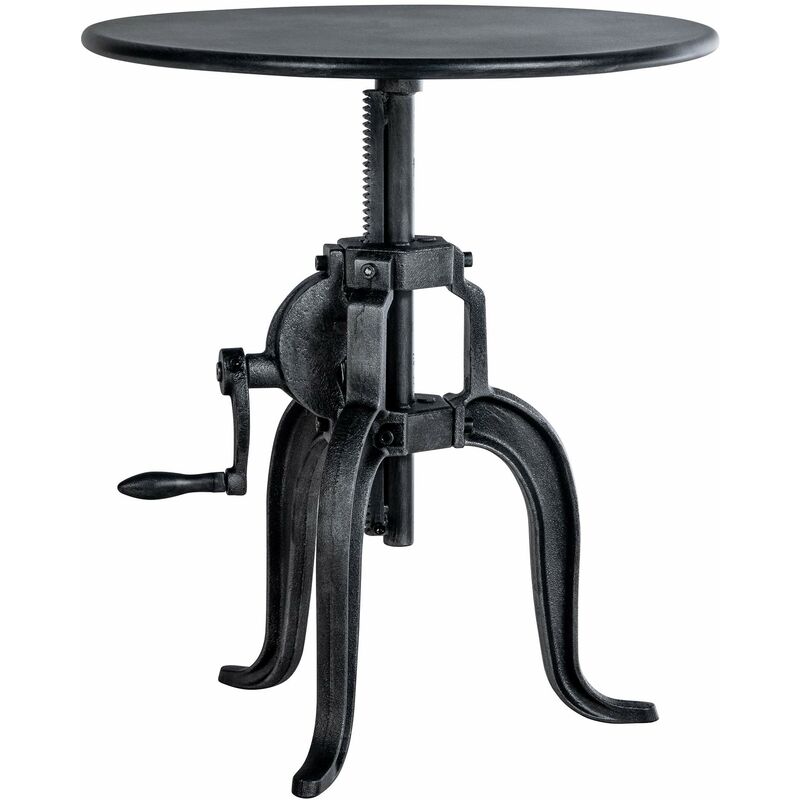 Table d'appoint Marcos 50 cm Argent antique