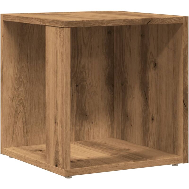 Décoshop26 - Table d'appoint meuble d'angle support plante 33 x 33 x 34 cm bois d'ingénierie couleur chêne DEC032378 Décoshop26 - Table d'appoint meuble d'angle support plante 33 x 33 x 34 cm bois d'ingénierie couleur chêne DEC032378