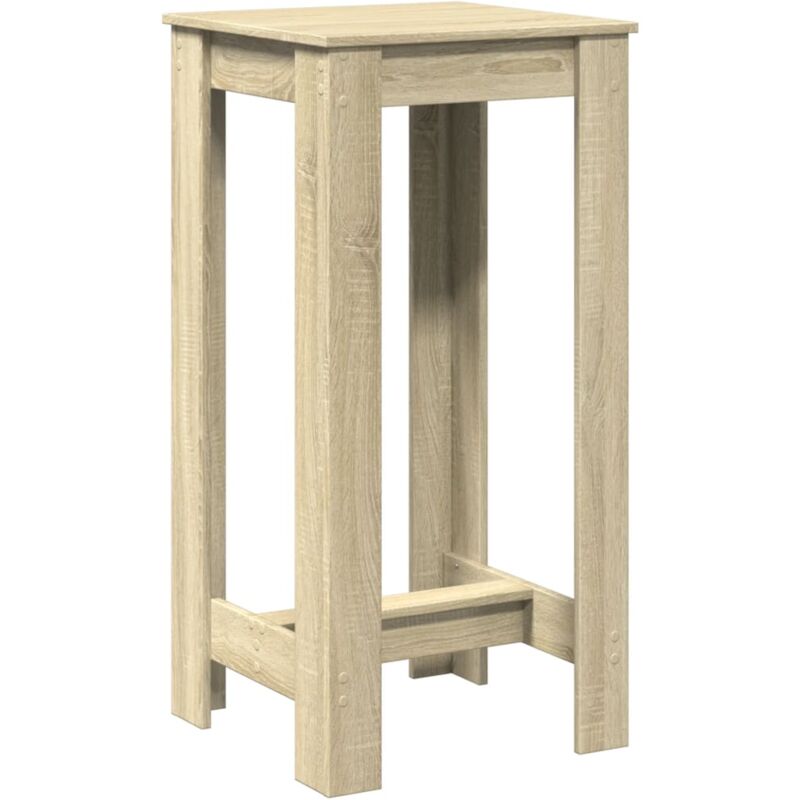 Décoshop26 - Table d'appoint multifonction table haute 51 x 50 x 103,5 cm bois d'ingénierie couleur chêne DEC036442 Décoshop26 - Table d'appoint multifonction table haute 51 x 50 x 103,5 cm bois d'ingénierie couleur chêne DEC036442