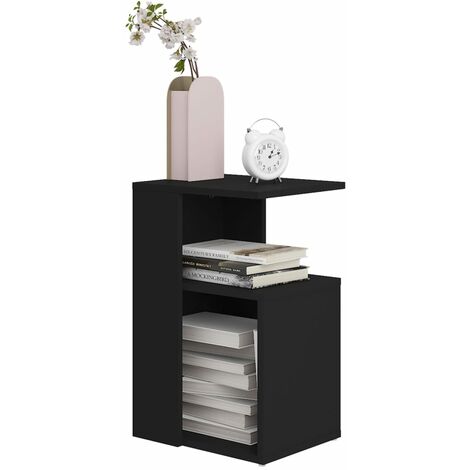 Table d'appoint Noir 36x30x56