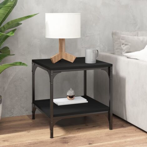 Table d'appoint Noir 40x40x40 cm Bois d'ingénierie vidaXL